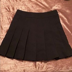 Black Pleated Skirt